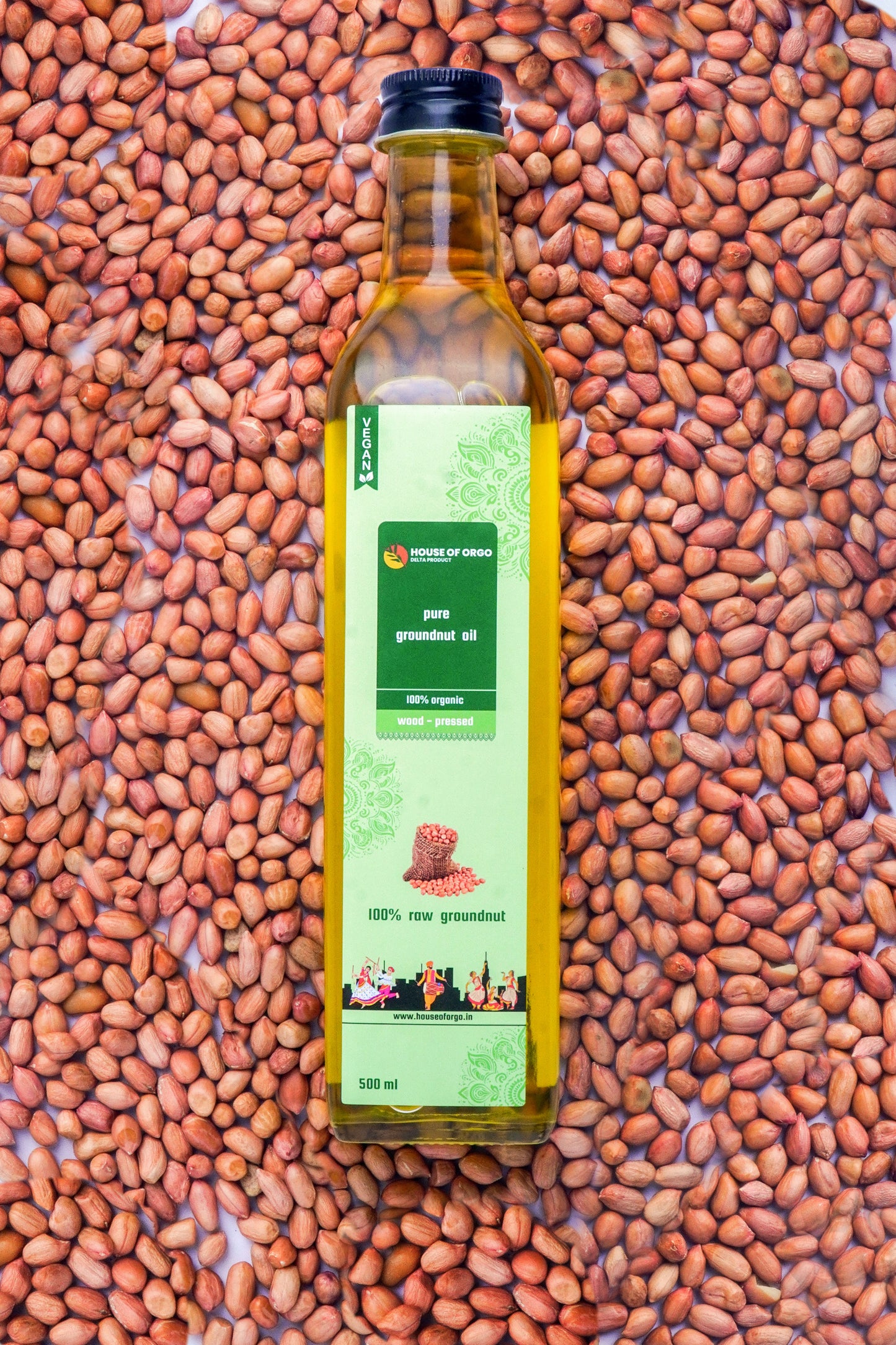 Groundnut Oil | 100% Pure , Unrefined & Cold - Pressed